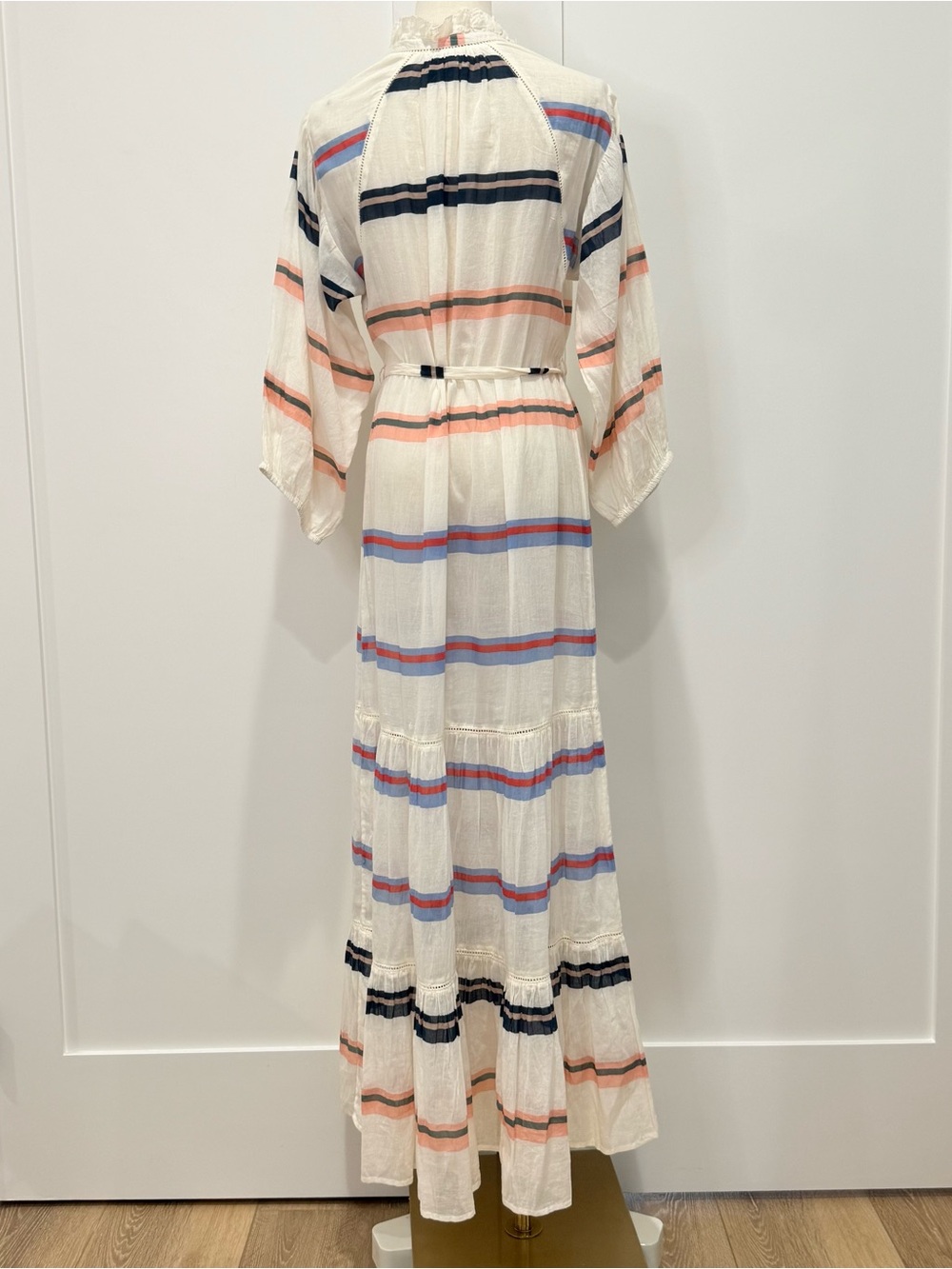 Apiece Apart Striped Maxi Dress Size 0 Multicolor Vacation Coastal Beachy Chic - Picture 5 of 10